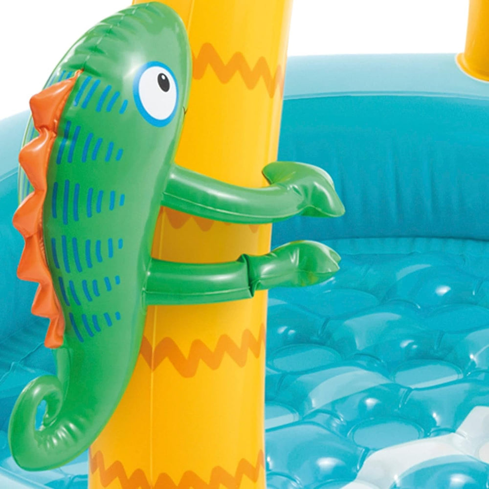 Piscină gonflabilă Intex Tropical Island pentru bebeluși, dimensiuni: 102 cm x 86 cm (58417NP)