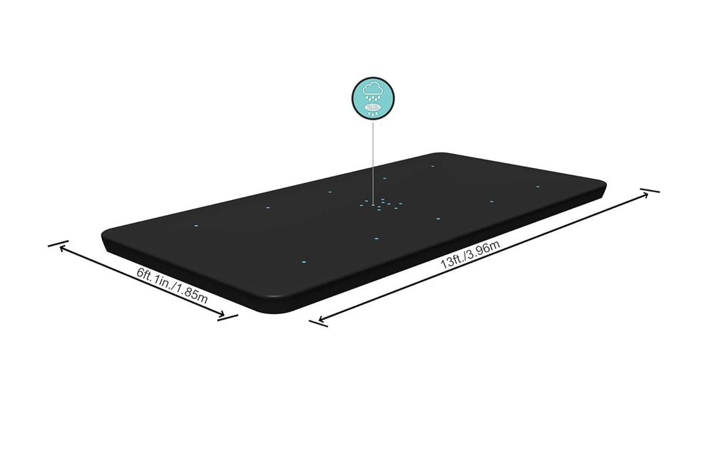 Prelată Bestway PVC 396 x 185 cm, neagră, dreptunghiulară