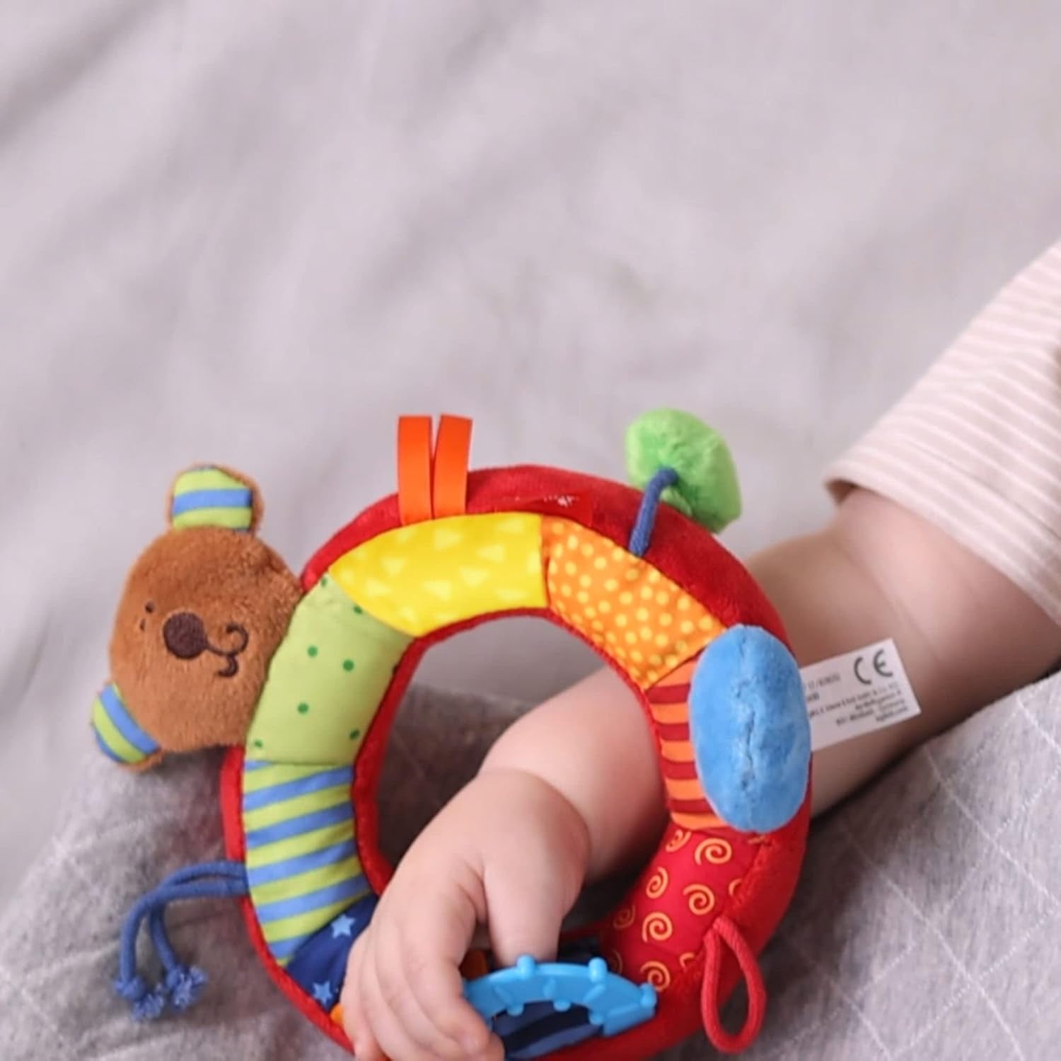 SIGIKID 40490 Inel activ Baby Activity PlayQ Fete și băieți jucărie pentru copii recomandată de la 3 luni multicolor Jucarii Bebe Naty Shop