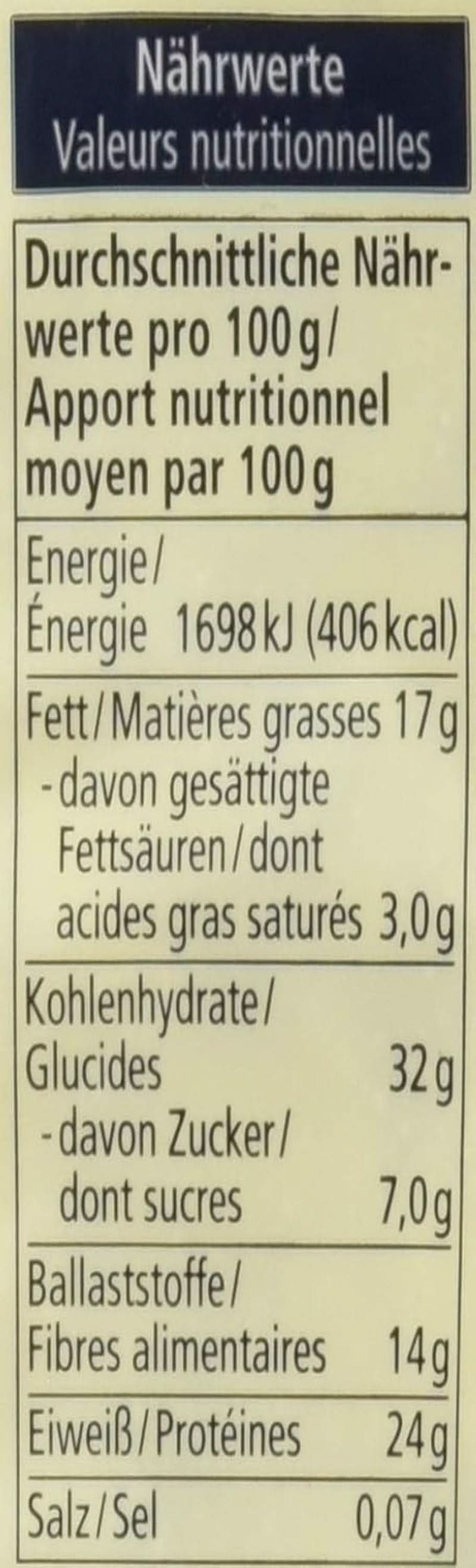 Muesli cu proteine organice, 350 grame Cereale Naty Shop