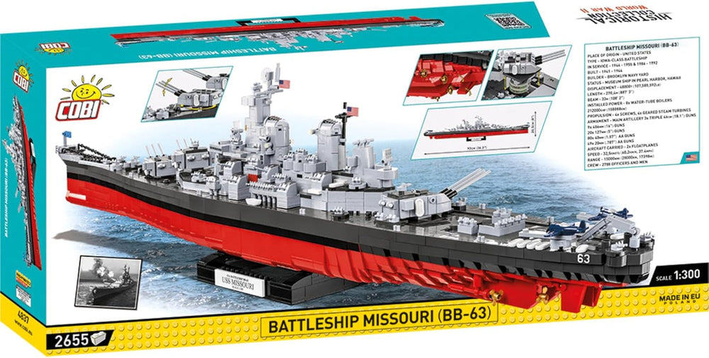 Cobi 4837 Battleship Missouri (BB-63)