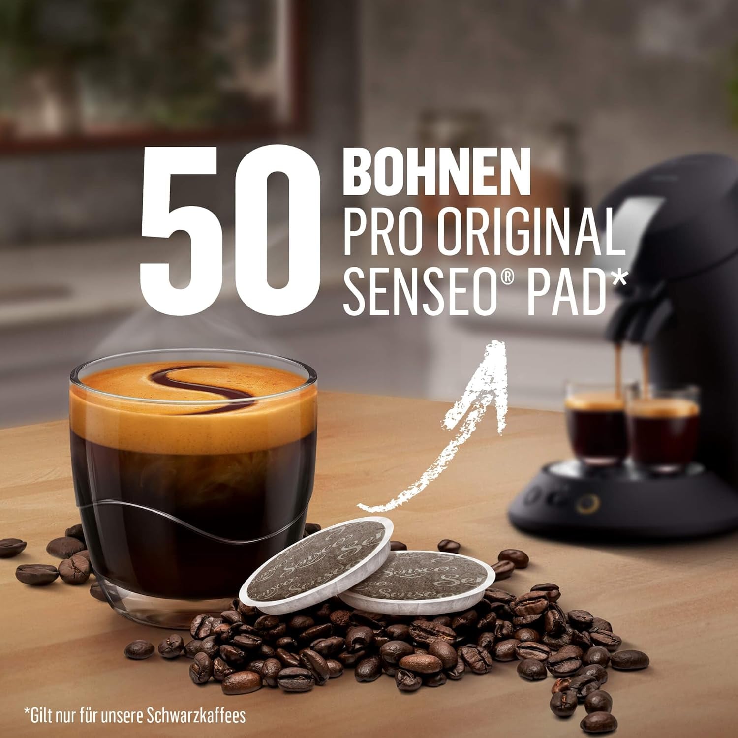 Senseo Pads Italian Style Intenso, 5 x 16 Getränke, 80 Kaffeepads