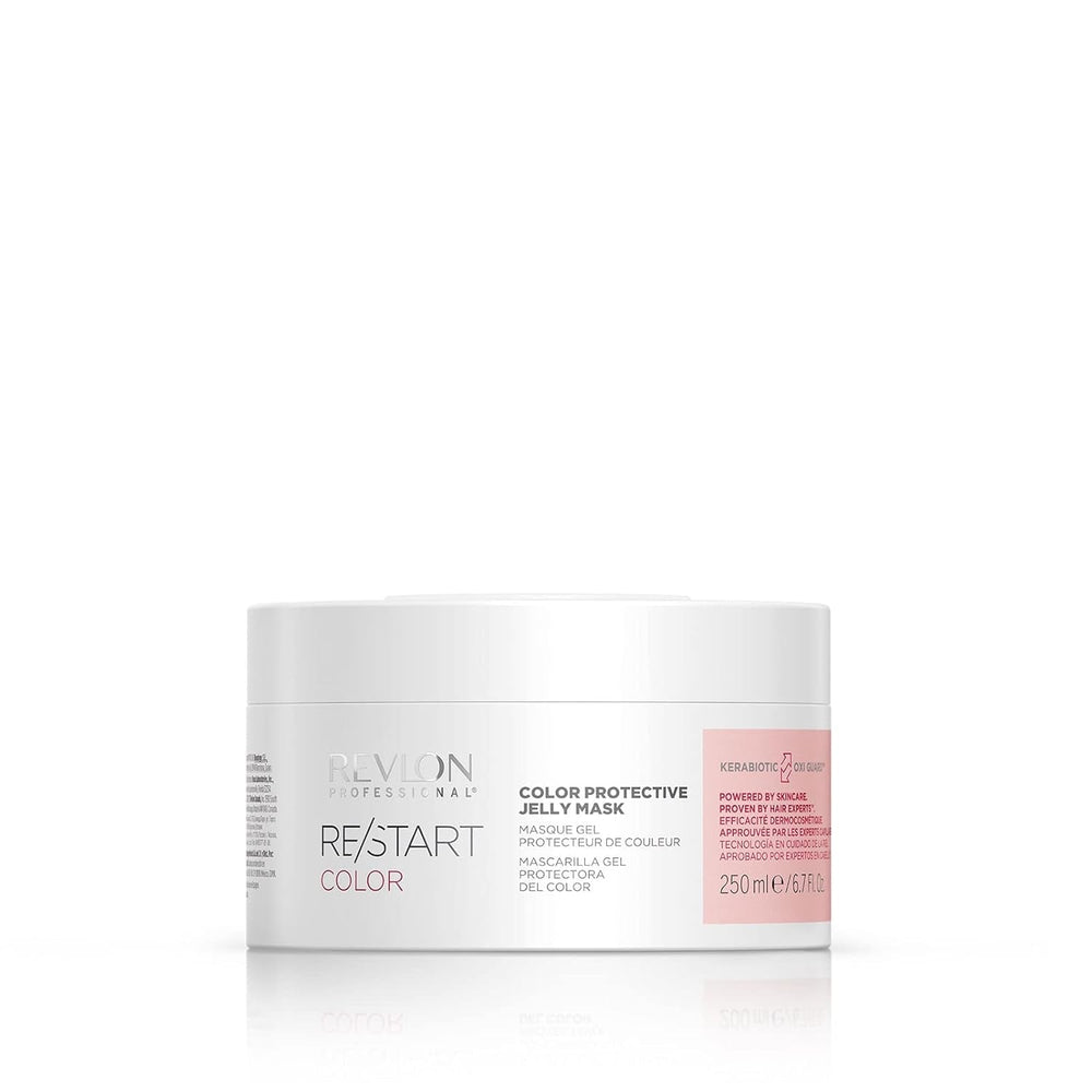 RE/START Color Protective Jelly Mask, 500 ml, mască de păr pentru îmbunătățirea culorii, tratament pentru păr hidratează și protejează împotriva decolorării culorii părului, mască cu extract natural de acai Masca de par Naty Shop