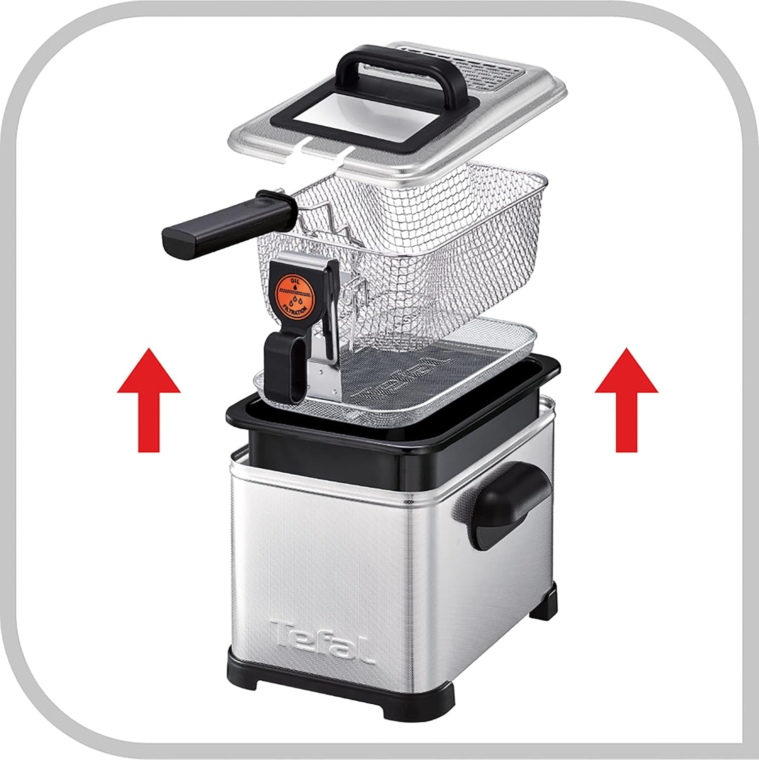 Tefal FR5160 Filtra Pro, friteuză cu ulei semi-profesională Electrocasnice Naty Shop