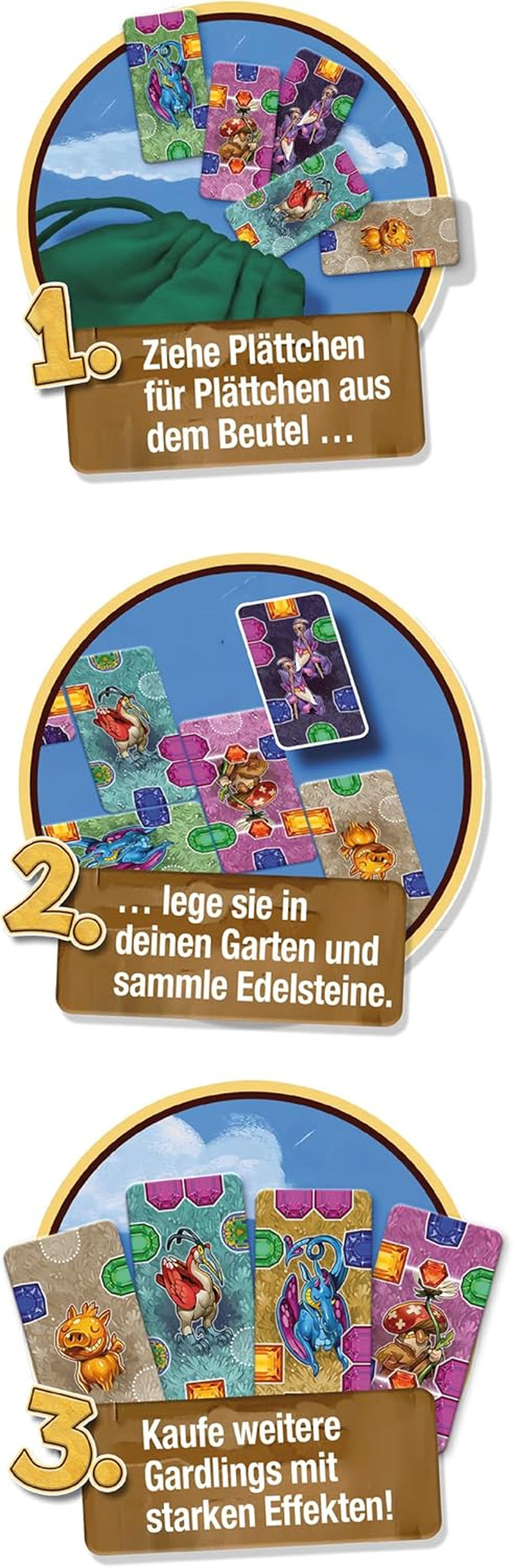 Schmidt Spiele 49465 Gardlings, Joc de construire a pungilor