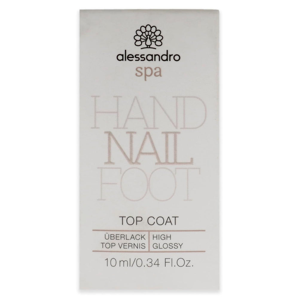 Spa Top Coat - Strat superior cu uscare rapidă pentru sigilarea ojei, protecție și strălucire pentru unghii, 10 ml