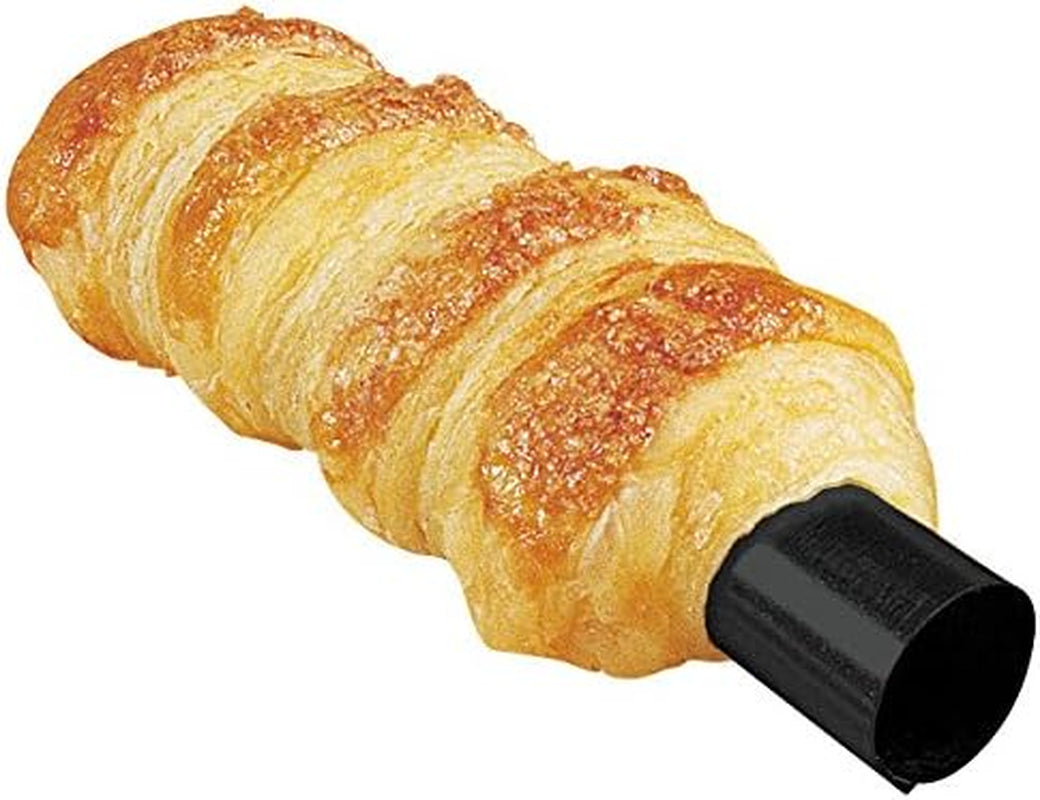 Set de rulouri cu cremă Zenker – Forme de copt premium pentru rulouri delicioase cu cremă, rezistente la căldură până la 230°C, inclusiv cutie practică de depozitare, 6 piese, negru