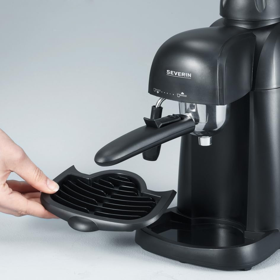Espressor SEVERIN KA 5978 (include vas de servire și lingură de măsurat, până la 4 cești) negru, Standard