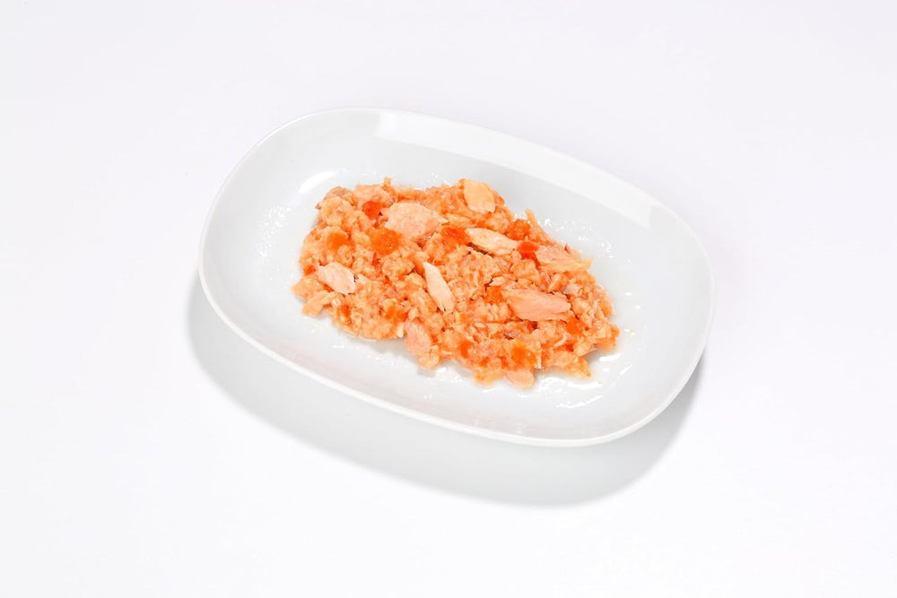 Almo Nature HFC Jelly - Hrană umedă pentru pisici adulte - Somon și Morcovi - Calitate umană, Fără gluten - 6 x 70g