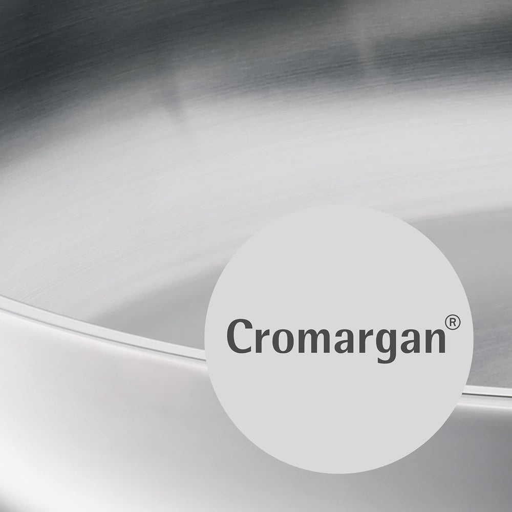 WMF Profi tigaie din oțel inoxidabil 24 cm inducție, tigaie din oțel inoxidabil Cromargan Oale si Tigai Naty Shop