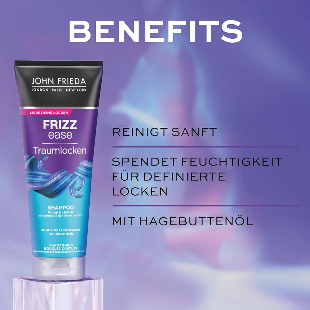 John Frieda Frizz Ease Dream Curls Shampoo, 250 ml Duș și baie Naty Shop