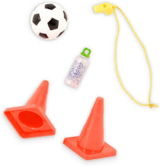 Our Generation - Mateo - Bewegliche 46 cm Junge Puppe - Lebensechte braune Augen & Zickzack-Haarschnitt-Liniendesign - Fußballtrikots & Zubehör - Spielzeug für Kinder ab 3 Jahren
