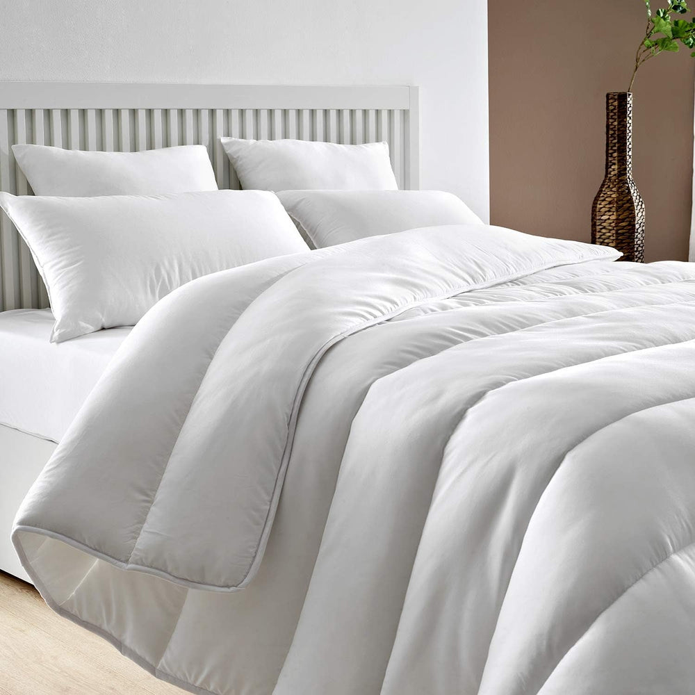 Pikolin Home - 400 G Plapumă anti acarieni, potrivită pentru camere de iarnă și temperaturi scăzute, pat 200-240 X 280 Cm. Plapumi si pilote Naty Shop