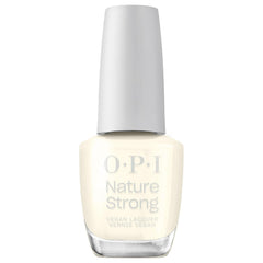 OPI Nature Strong Cauliflower Power - Oja Albă - Strălucire Intensă și Rezistență de 7 Zile | Culoare de Lungă Durată pentru Unghiile Tale | 15 ml
