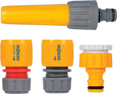 HOZELOCK - Set duze de pulverizare clasice Ø 12,5 - 15 mm (1/2"- 5/8"): Set de început cu toate conexiunile necesare, 1 duză de pulverizare, ideală pentru toate sarcinile de irigare, 1 conexiune Aquastop [2352P0000]
