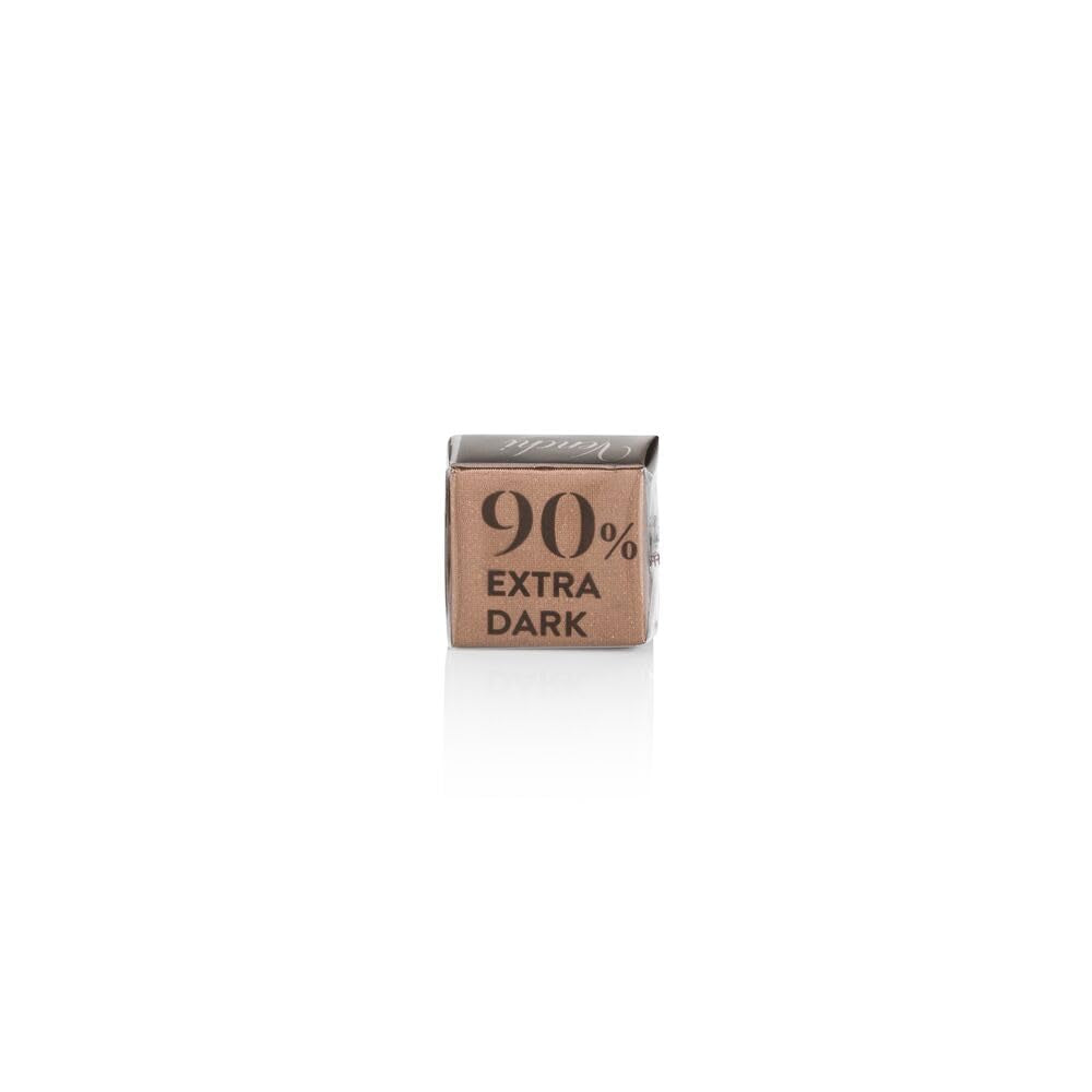 Venchi - Cuburi Extra Bitter 90%, 1 kg - Ciocolată cu Cafea - Fără Gluten - Vegană