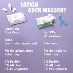 Naïf - Șervețele umede fără plastic - 162 bucăți (3 pachete a câte 54 de șervețele) - pentru bebeluși și copii - funduleț, corp, față - cu aloe vera și bambus - 0% parfum și alcool