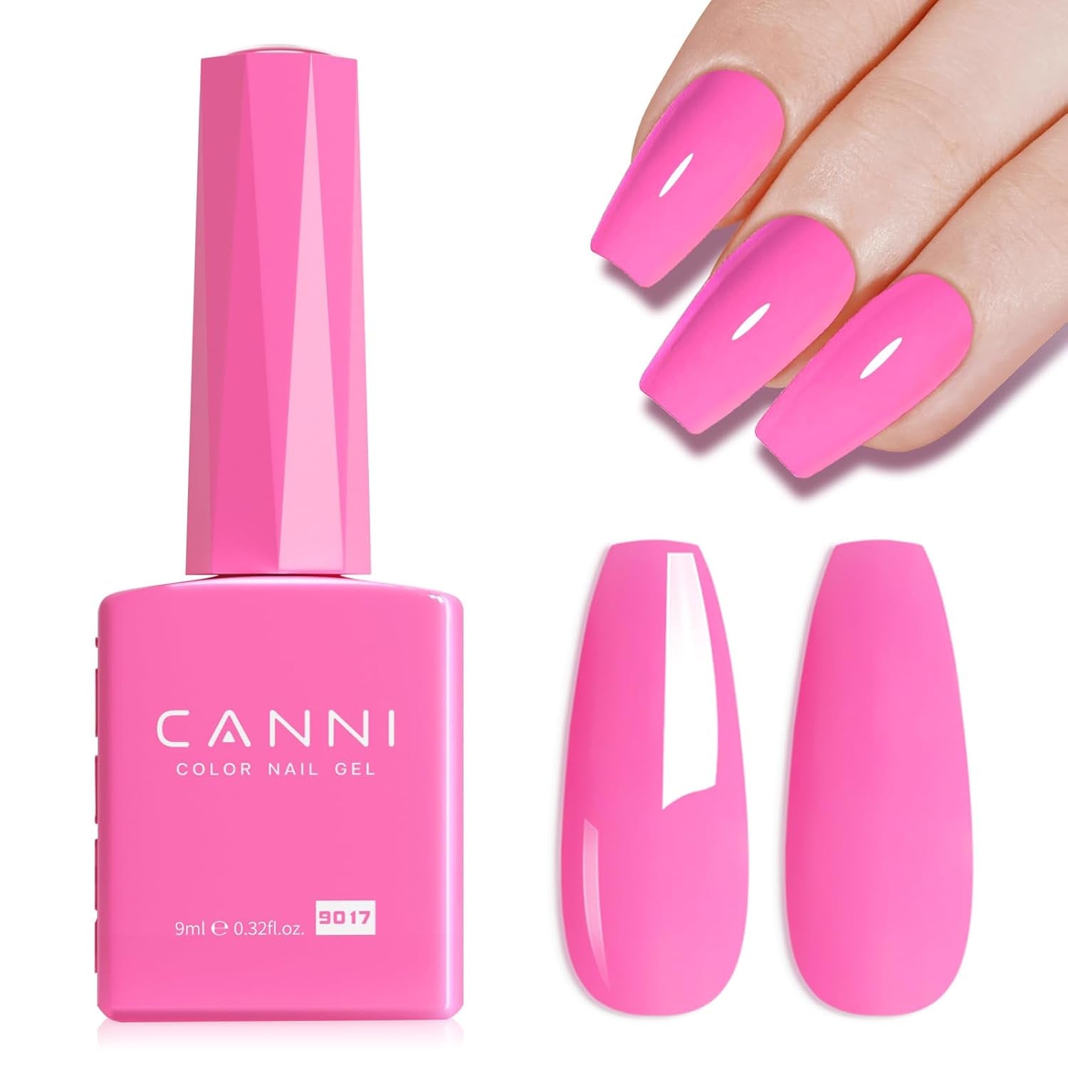 Ojă gel CANNI, semipermanentă, violet închis, ojă, gel UV, se detașează prin înmuiere, manichiură