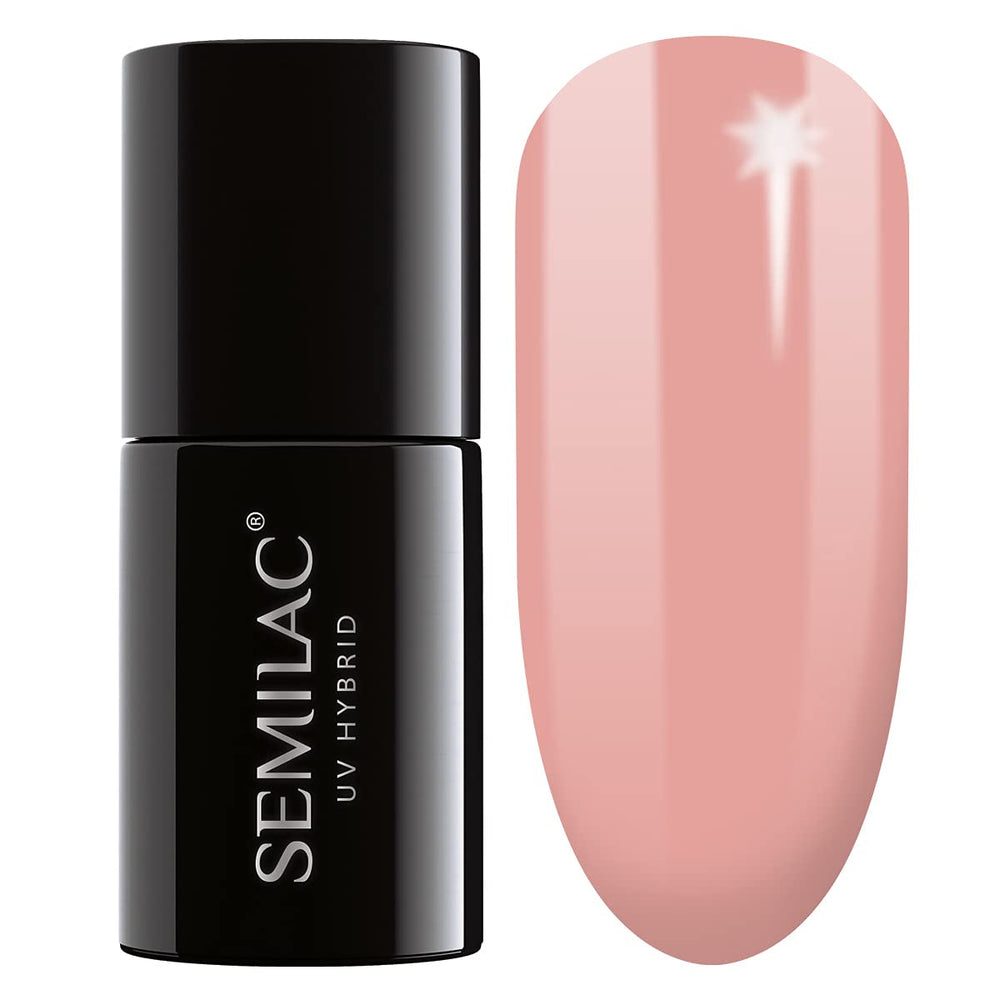 Semilac UV Nagellack Hybrid 404 Black Beans Muffin 7ml Kollektion Tastes of Fall