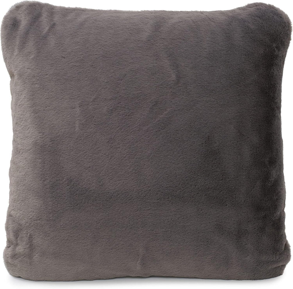 Gözze - Husă de pernă confortabilă, Merino Feeling, 50X50 Cm - Verde închis Paturi si Cuverturi Besuche den GÃ¶zze-Store Antracit