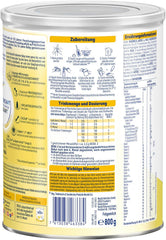 BEBA 2 - Lapte de continuare după 6 luni, cu complex 5 HMO, conținut proteic adecvat vârstei, fără lactoză, fără ulei de palmier, fără ulei de pește, hrană pentru bebeluși, lapte praf pentru bebeluși, pachet de 3 (3 x 800g)