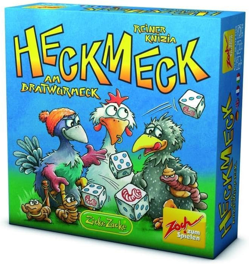 Zoch 601125200 – Heckmeck am Bratwurmeck – jocul turbulent de zaruri în popularul cadru cu pui pentru păsările inteligente care au mirosit viermele bratwurmeck, de la 8 ani