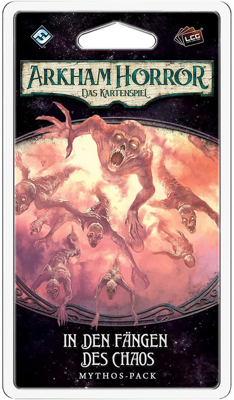 Fantasy Flight Games, Arkham Horror: LCG, Joc de bază, Joc pentru experți, Joc de cărți, 1-4 jucători, Vârste 14+, 45+ minute, Germană, Multicolor, Colorat