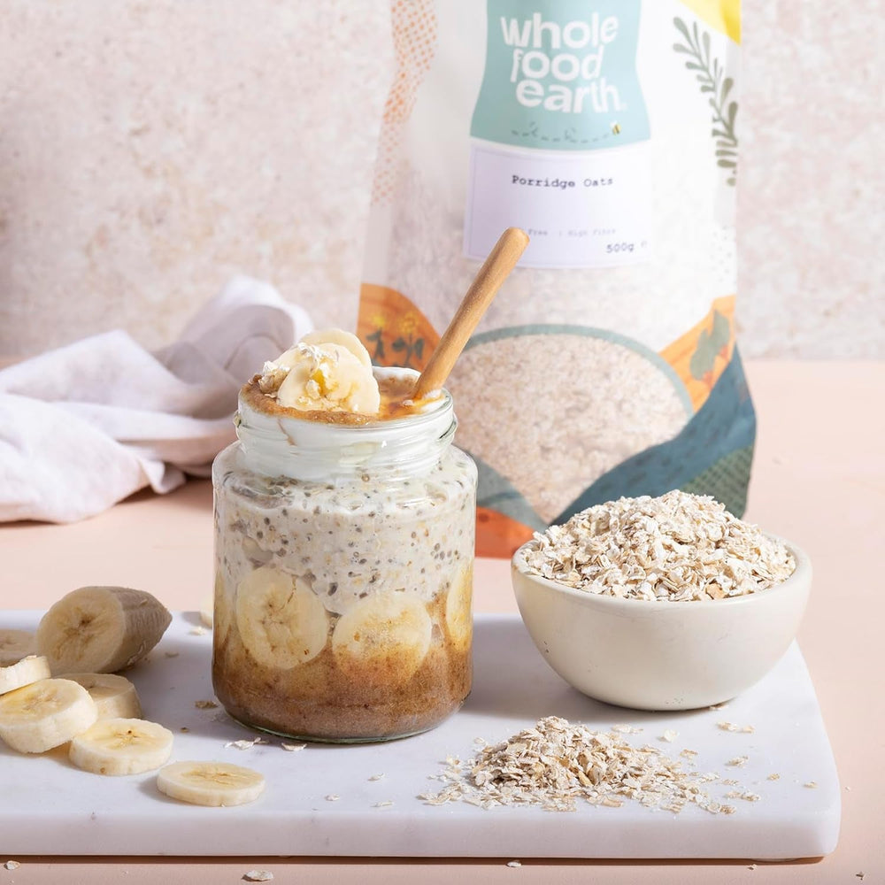 Wholefood Earth - Terci de ovăz organic 3 kg | Fără OMG | Vegan | Bogat în fibre