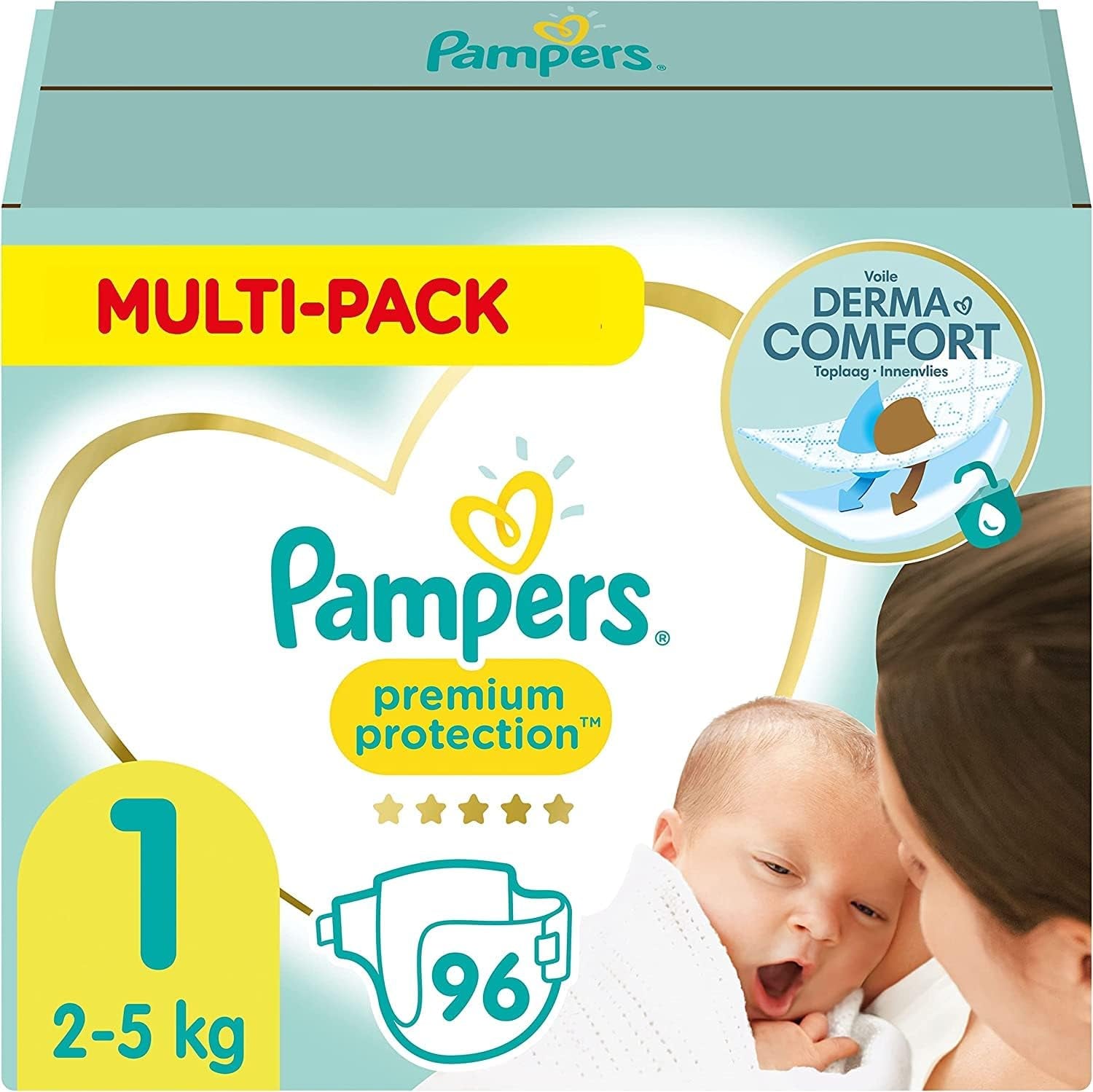 Pampers Premium Protection Mărimea 5, 152 scutece, 11 kg-16 kg, protecția noastră numărul 1 împotriva pielii și scurgerilor