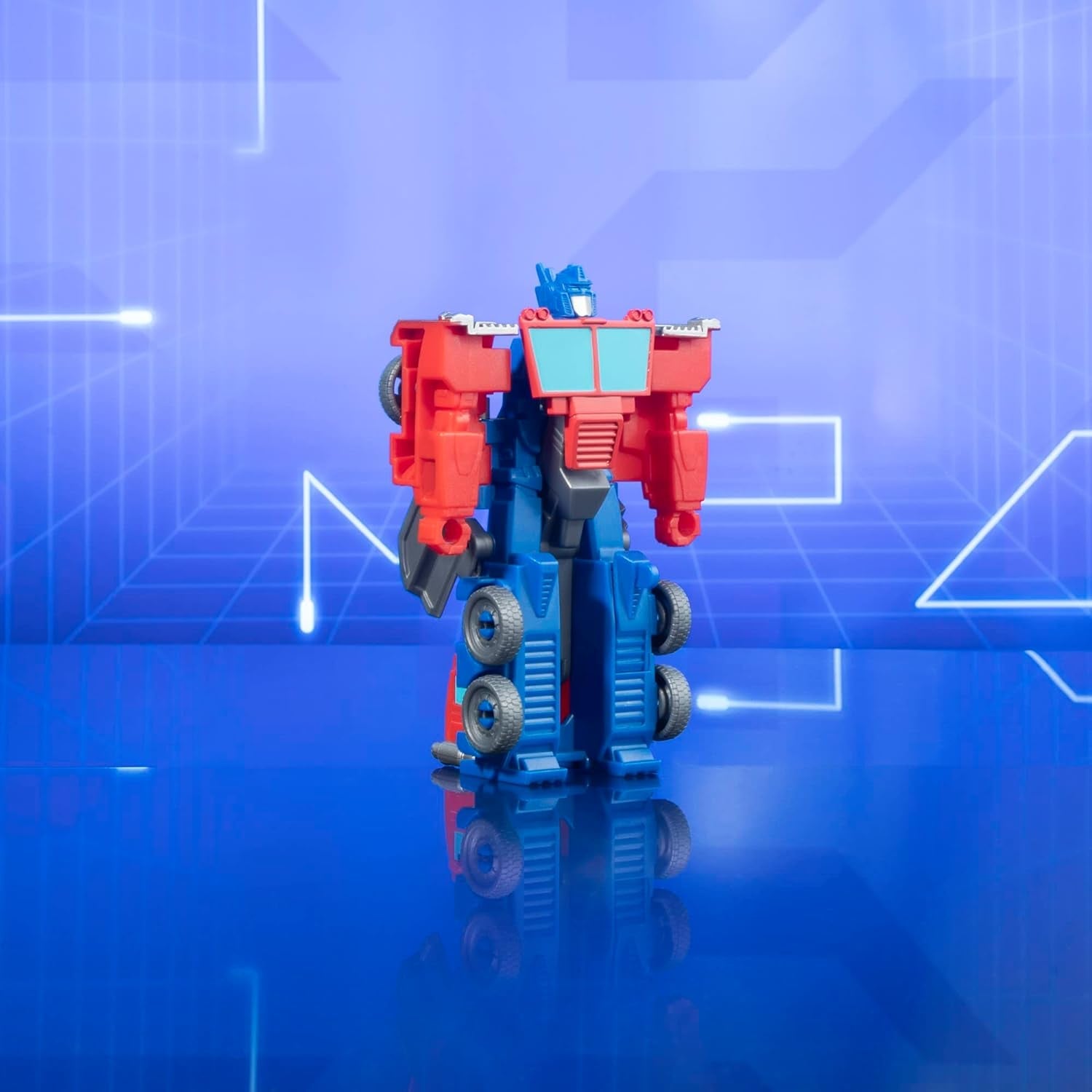 Jucărie Transformers Earthspark 1-Step Flip Changer Optimus Prime, figurină (10 cm), jucărie robot, vârsta 6+ Action figures Naty Shop