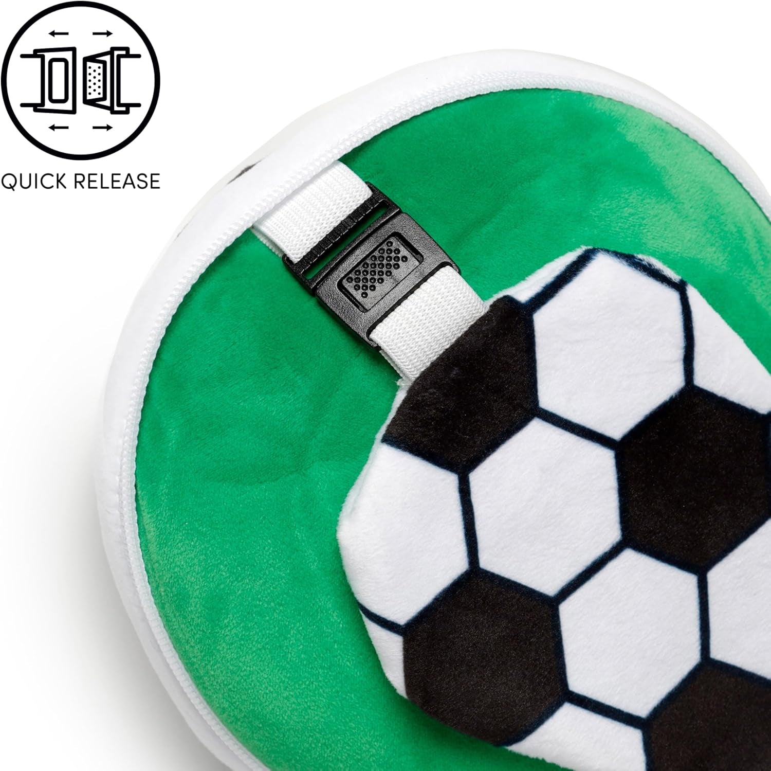 Pernă de călătorie cu mască Relaxeazzz - Fotbal Perne calatorie Naty Shop