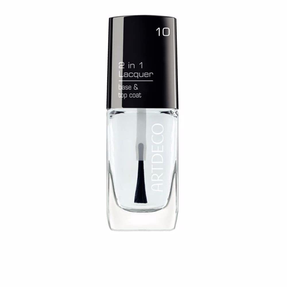 Lac ARTDECO 2 în 1 - Strat de bază și strat superior, lac transparent cu uscare rapidă - 1 x 10 ml