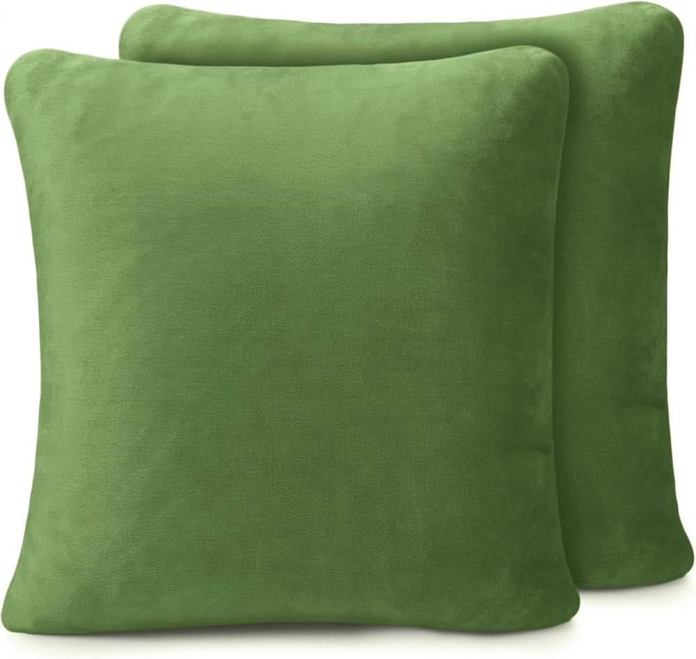 Amago - Pătură confortabilă, aspect cașmir, 220 X 240 Cm - antracit Paturi si Cuverturi Amago Verde închis Husă de pernă 50 X 50 Cm, 2 bucăți