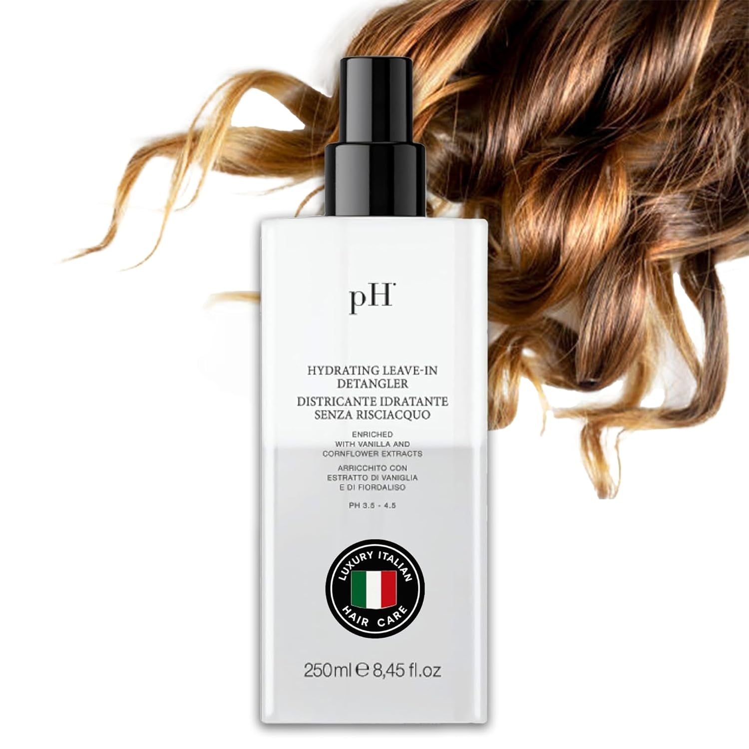 Produse pentru descurcarea parului fără clătire cu pH hidratant 250 ml Produse pentru descurcarea părului Naty Shop Titlu implicit