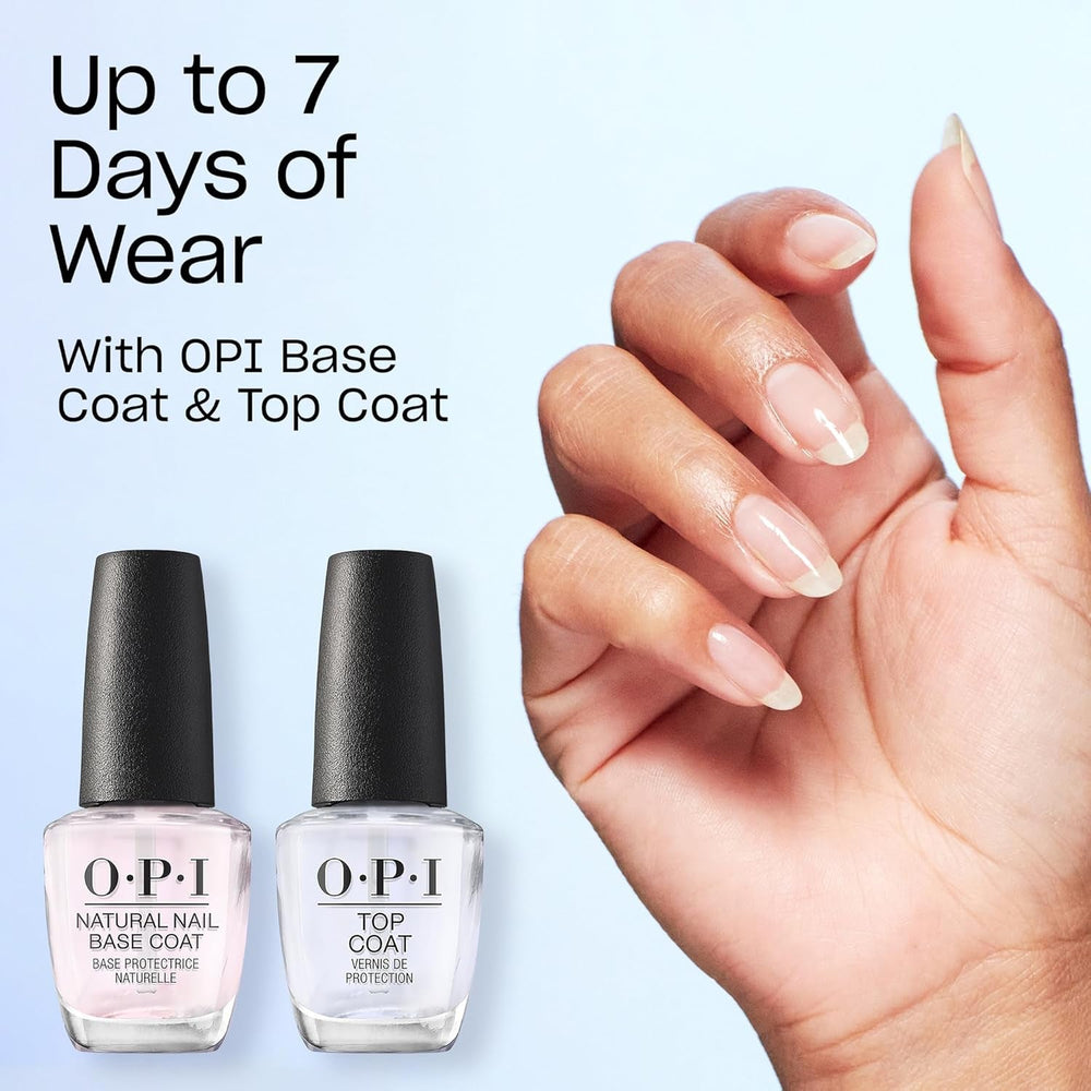 Oja OPI Nail Lacquer în nuanțe de roșu și portocaliu – Oja cu uscare rapidă, rezistentă la ciobire și de lungă durată – durează până la 7 zile – cu pensulă ProWide extra-lată