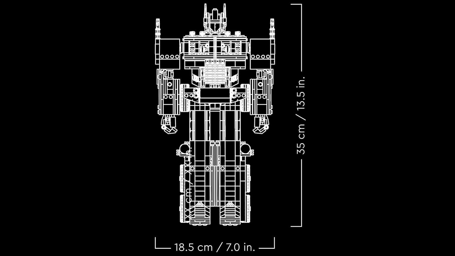 LEGO 10302 Icons Optimus Prime Set, 2in1 Roboter-Figur und LKW-Modell, Transformers-Spielzeug-Modellbausatz für Erwachsene, Geschenk zum Geburtstag oder Weihnachten für Männer, Frauen, Sie und Ihn