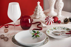 Excelsa SERV.TAV.18 PZ CHRISTMAS HOLLY Weiß