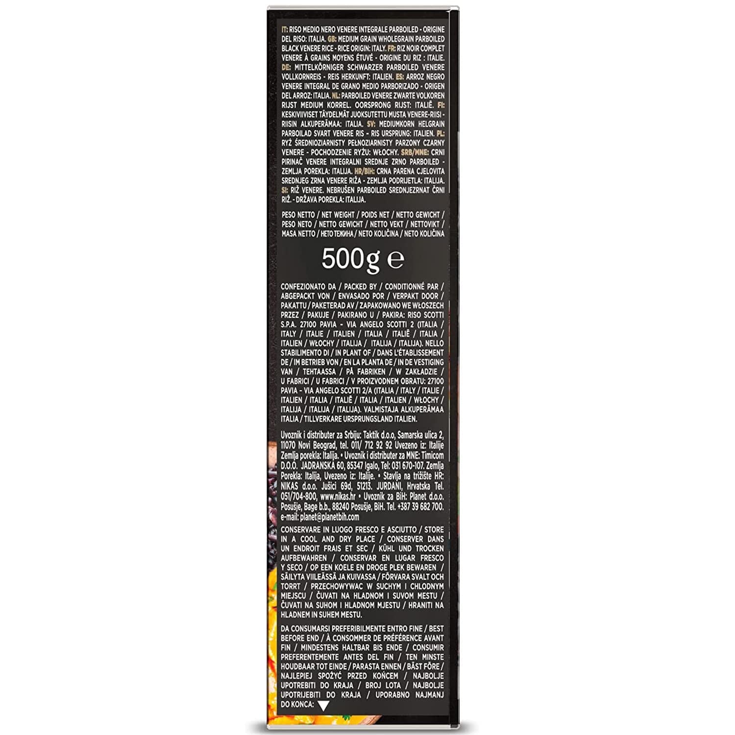 Scotti Black Orez integral Riso Nero Venere 500 g