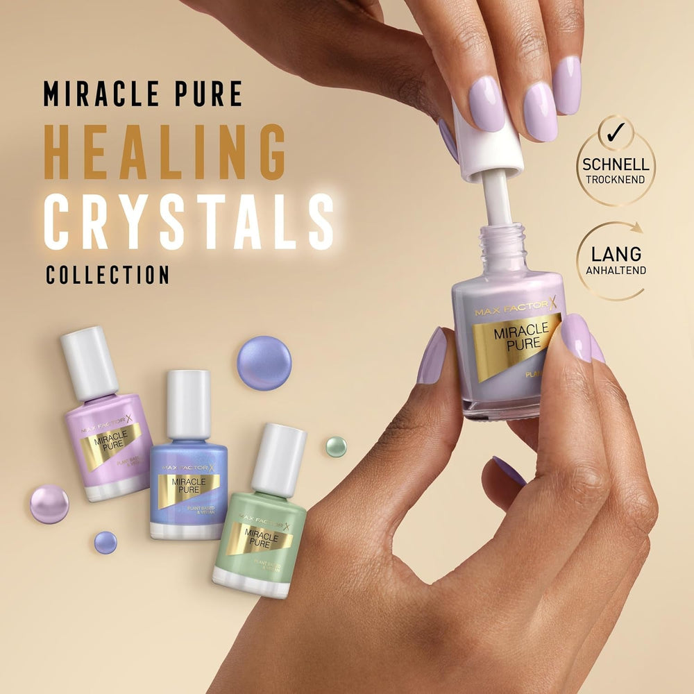 Max Factor Miracle Pure Nail, ojă ultra-lucioasă, intens colorată, cu strălucirea cristalelor vindecătoare și a ingredientelor hrănitoare, culoarea 430 Bold Jasper