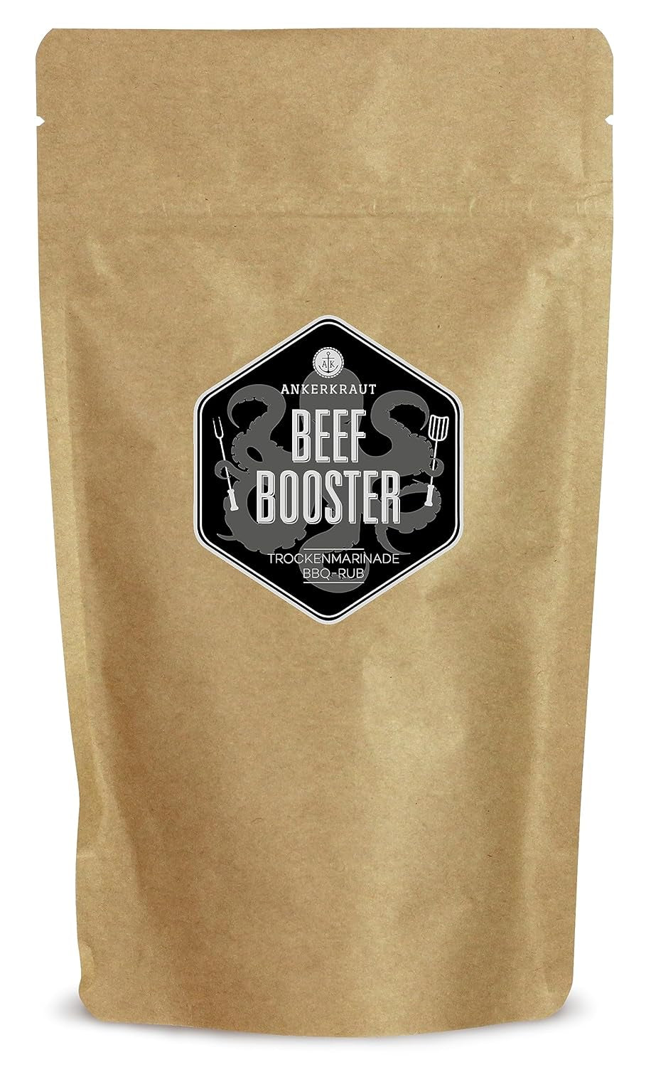 Ankerkraut Beef Booster, Rub Brisket und Steak Gewürz, Gewürzmischung für Fleisch, 230g im Streuer