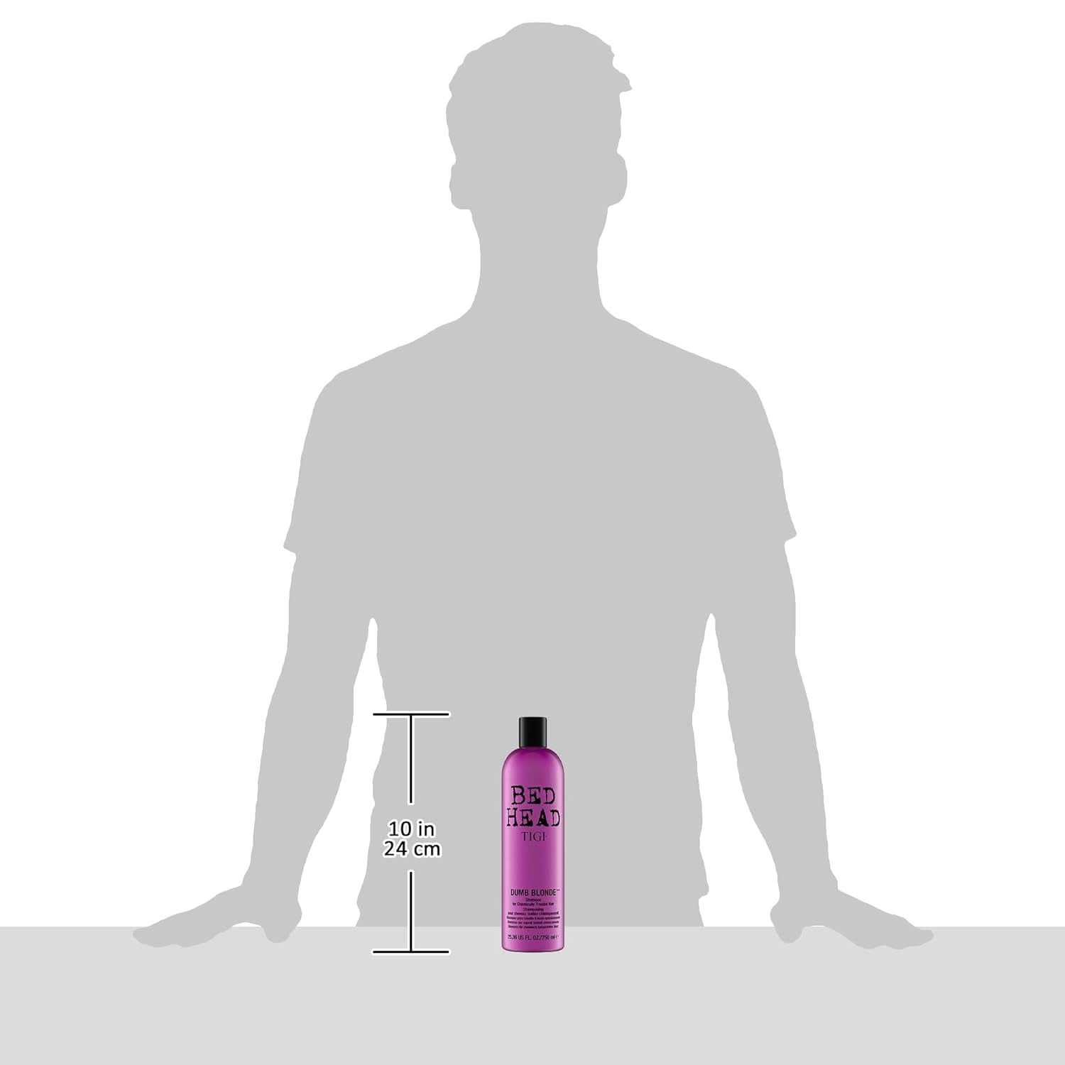 Bed Head by TIGI Dumb Blonde, șampon pentru parul tratat chimic, 750 ml Duș și baie Naty Shop