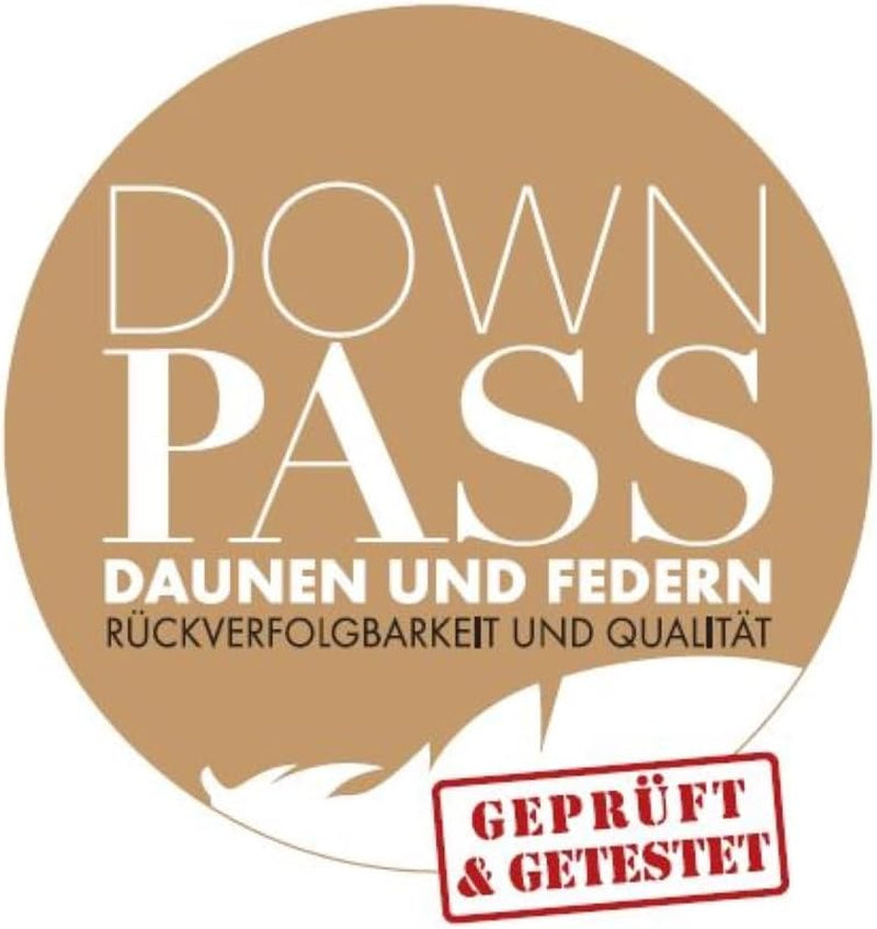 Plapumă cu balon retro Traumnacht cu umplutură din 100% pene de rață, 135 X 200 cm, pas de puf, produsă în conformitate cu standardul de calitate german Plapumi si pilote Naty Shop