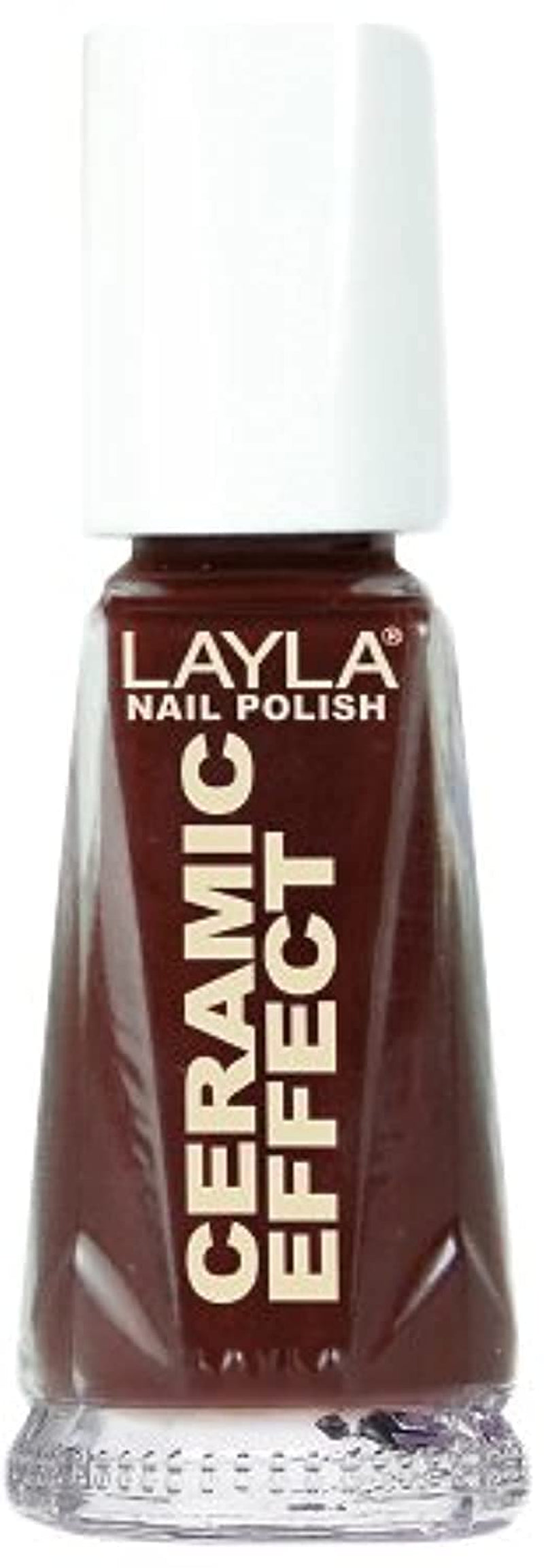 Cosmetics 1243R23-109 Ceramic Effect Nagellack - orange fluo, 1er pack (1 x 0.01 l)