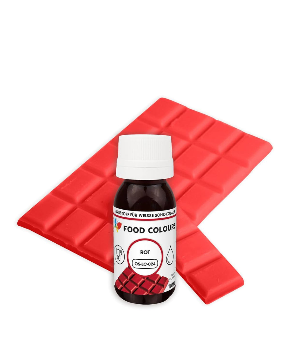 Coloranți alimentari OS-LC VERDE ÎNCHIS 18 ml Colorant alimentar pentru ciocolată albă, praline, creme, produse de patiserie grase, decorațiuni pentru torturi și tarte