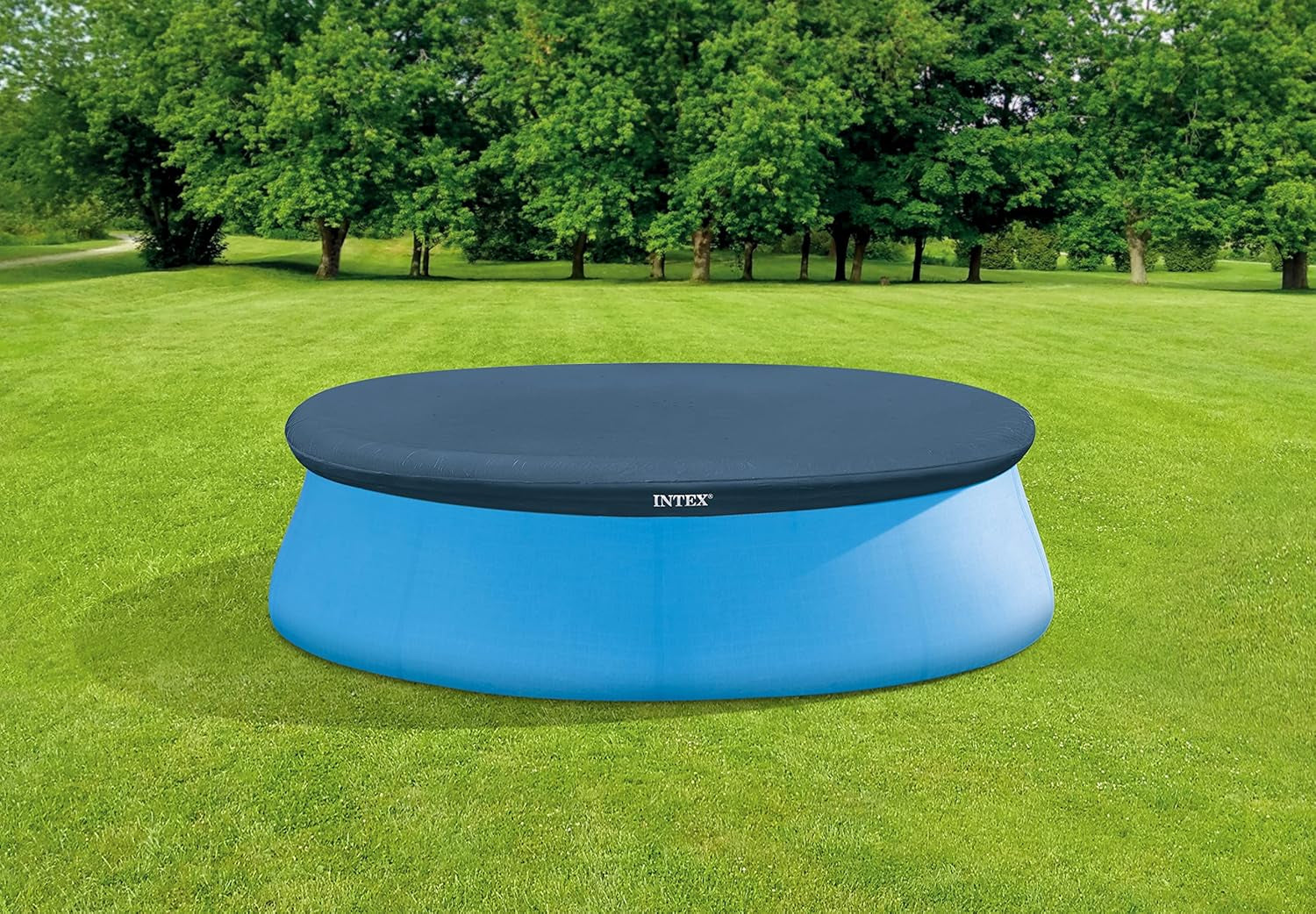 Piscină Easy Set - Piscină supraterană - Pentru copii, 183cm x 183cm x 51cm și prelată Easy Set - Prelată pentru piscină - Ø 244 cm - Pentru piscine Easy Set