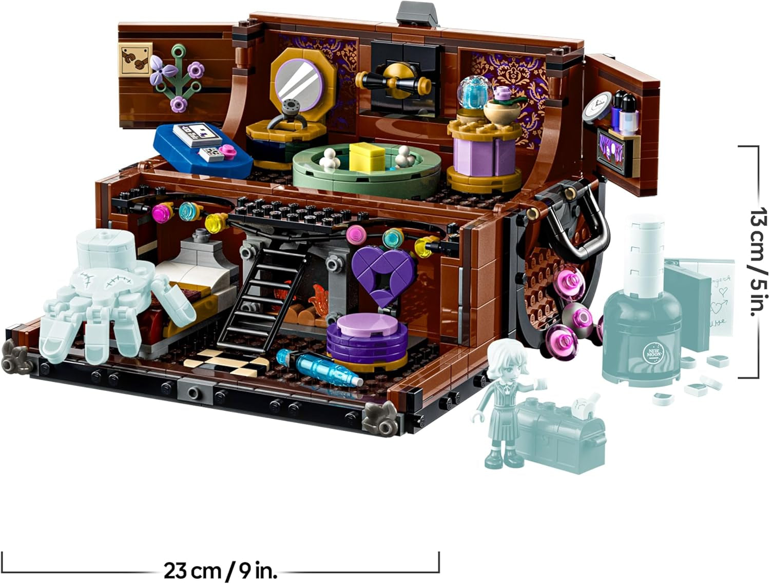 LEGO Wednesday - Die Wohnung des Eiskalten Händchens - Spielzeug zum Bauen mit Enid Minifigur, Händchen Figur & Zubehör - Spielset Geschenk für Mädchen, Jungen & Serienfans ab 12 Jahren - 76785