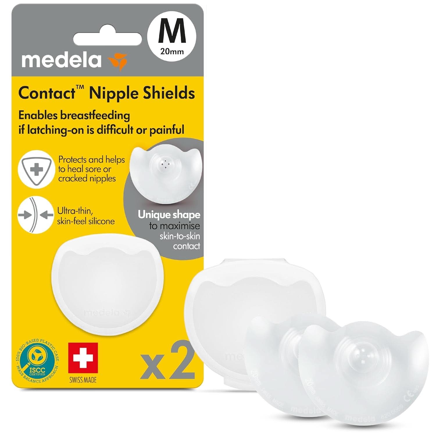 Medela 200.1594 Brusthütchen, Mehrfarbig Accesorii Hrana si Alaptare Bebe Naty Shop