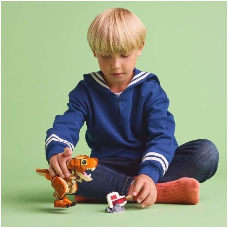 LEGO Jurassic World Little Eatie: T.Rex, Bauspielzeug für Jungen und Mädchen ab 7 Jahren, Bauset mit Dinosaurier, Geschenk für Kinder, Modell mit beweglichem Maul, Kopf und Schwanz 76967