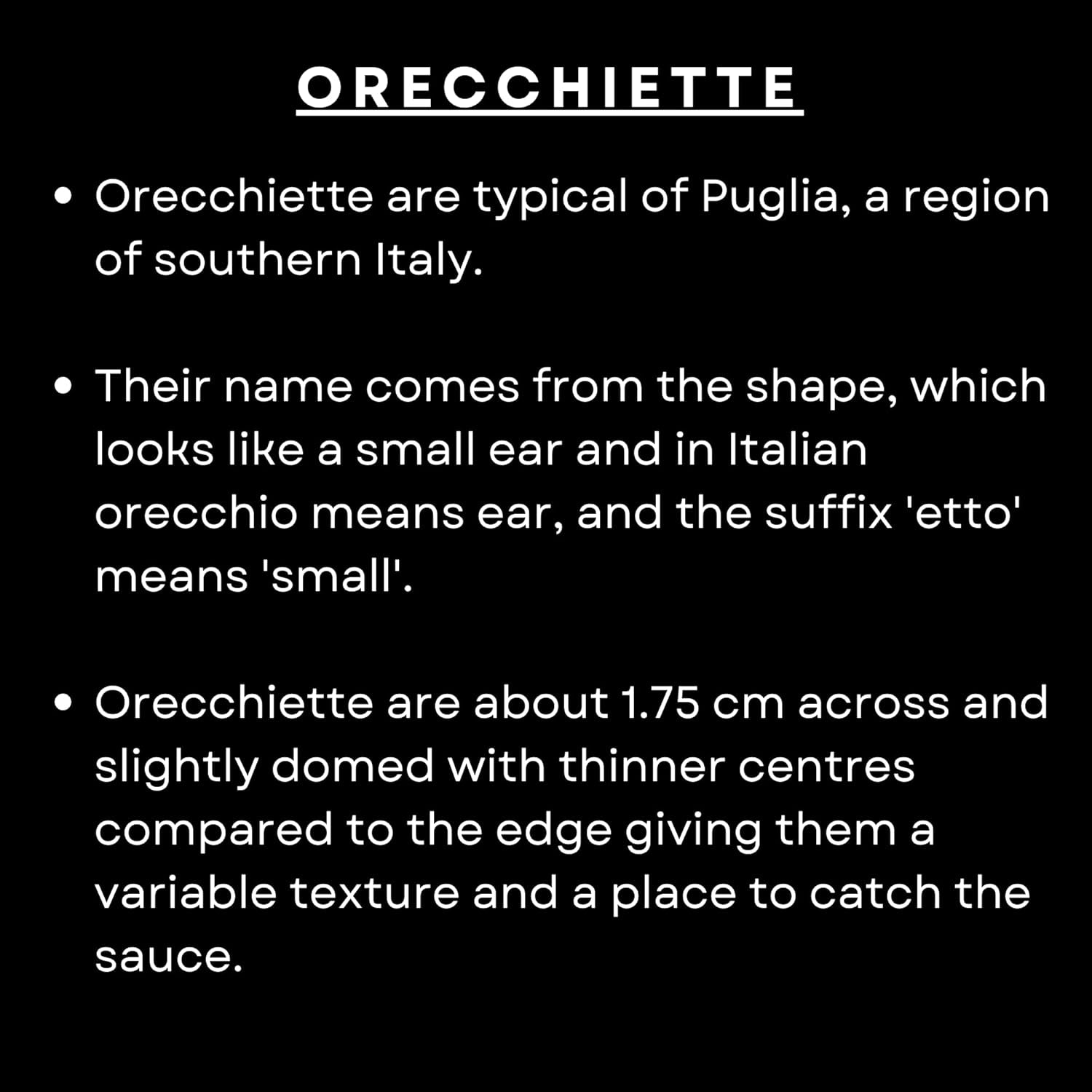 Paste Orecchiette, 500 g