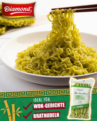 Tăiței cu legume DIAMOND Mie, tăiței din grâu cu pudră de legume, fără ouă, preparați rapid și ușor, vegetarieni - 1 x 250 g
